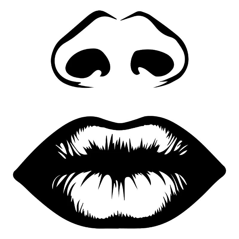 Lèvres, bouche, baisers lèvres