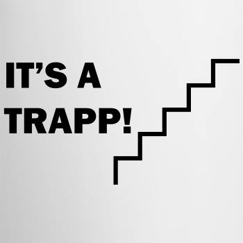 It's a trapp! - Tofarget kaffekopp/krus