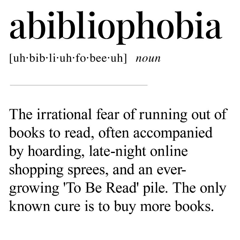 abibliophobia