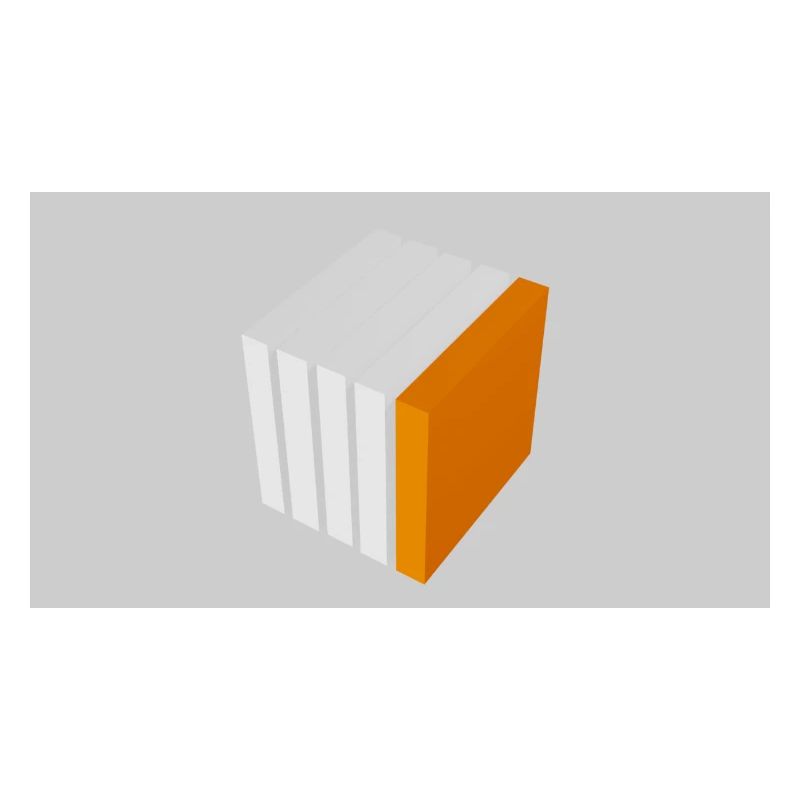 Splitting cube orange