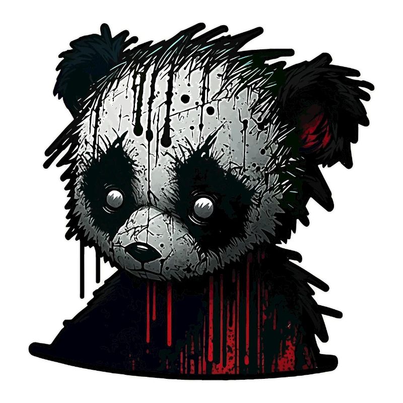 Spooky sad Panda