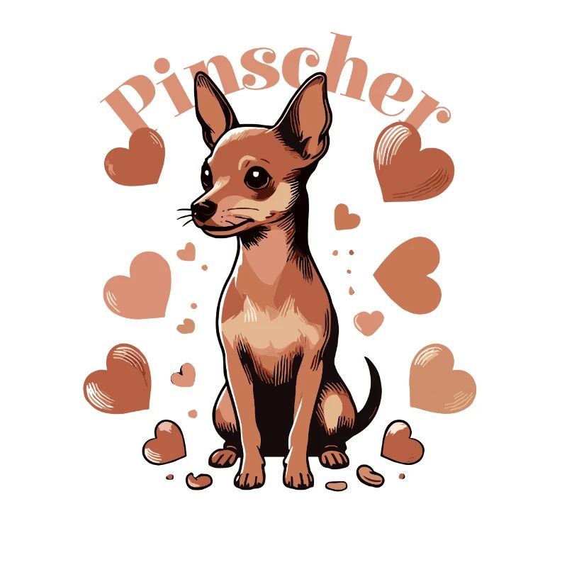 Hund Pinscherliebe