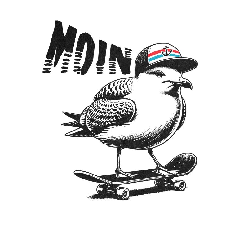 Moin Skater Möwe