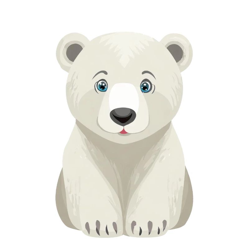 Cute polar bear