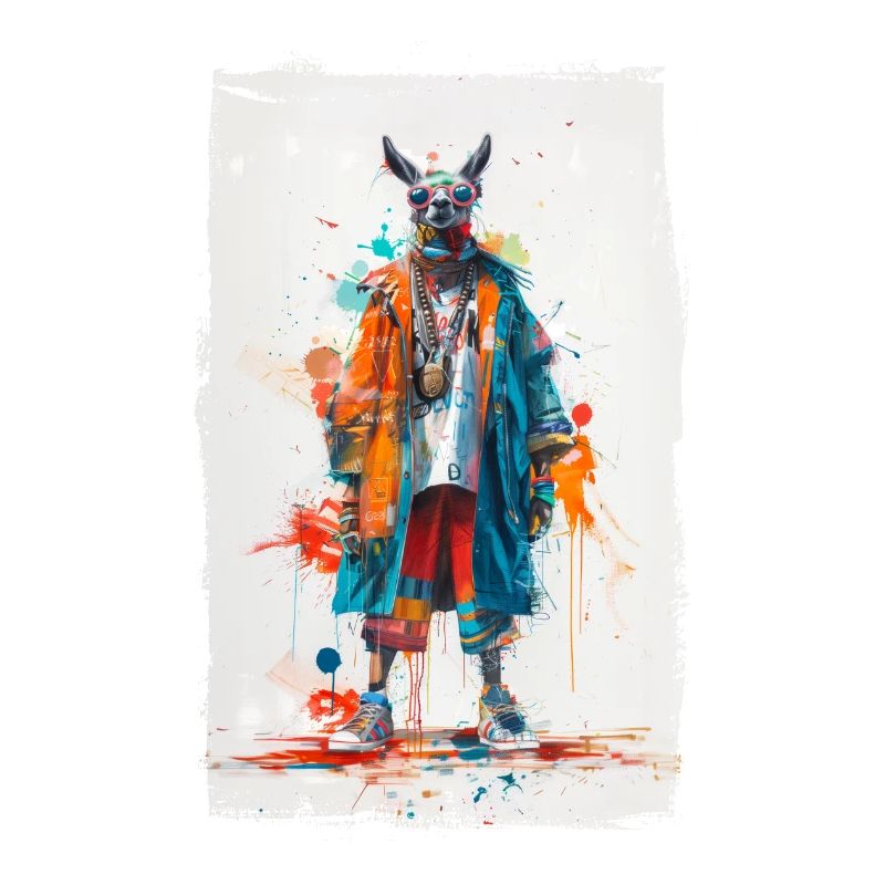 Buntes Lama