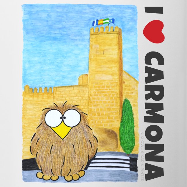 Niki Owl "I Love Carmona" Puerta de Sevilla