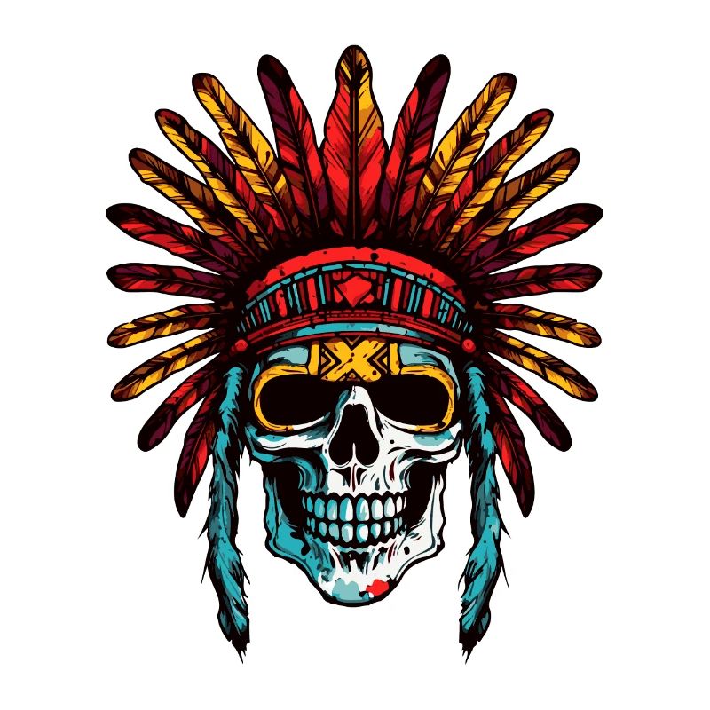 Crâne Apache Indien