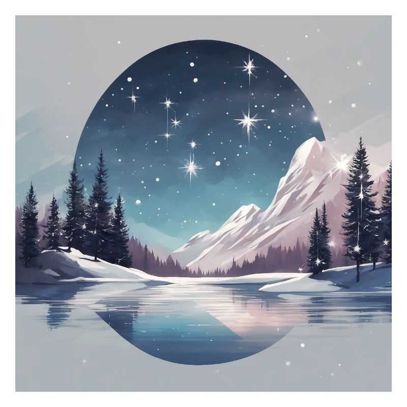 Postkarten Winterlandschaft