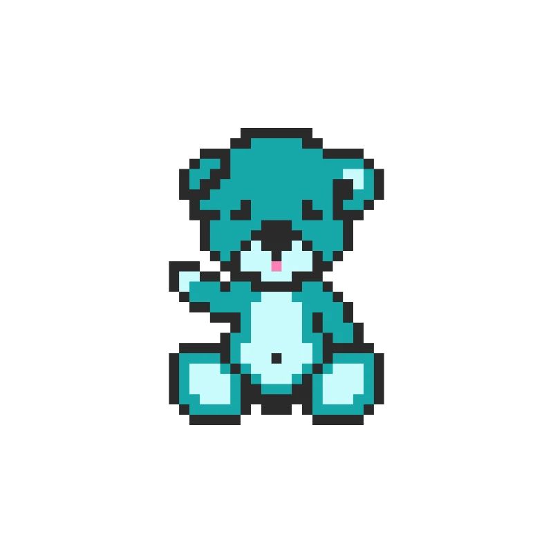 Pixel Bear Alien