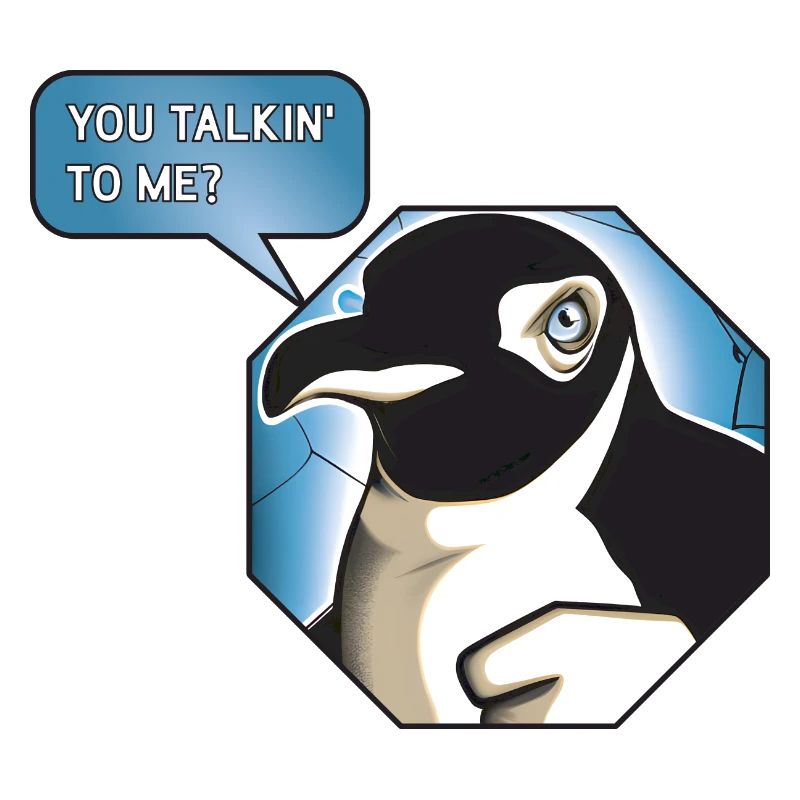 You talkin' to me? - Grumpy Penguin - AI