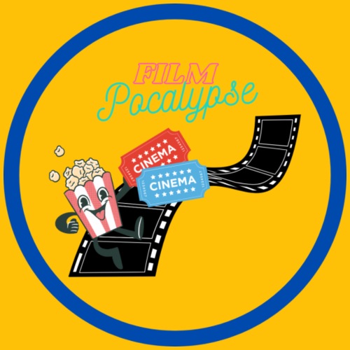 FilmPocalypse's Round Logo with QR Code - Tazze bicolor