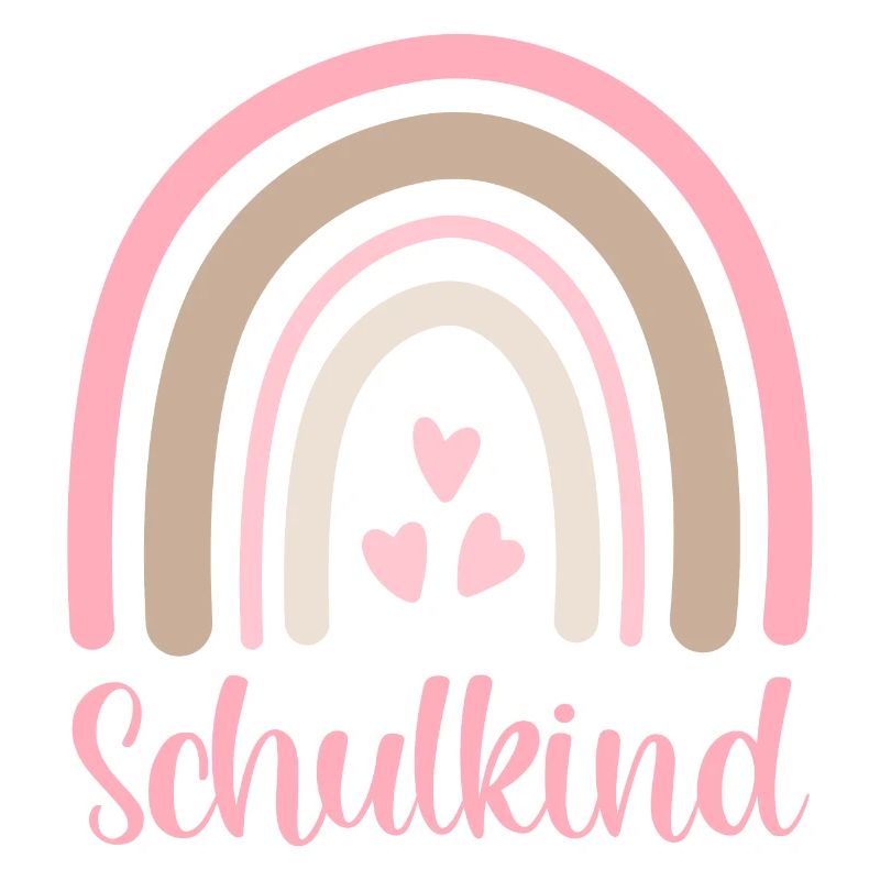 Schulkind Regenbogen Schulanfang Einschulung 2026