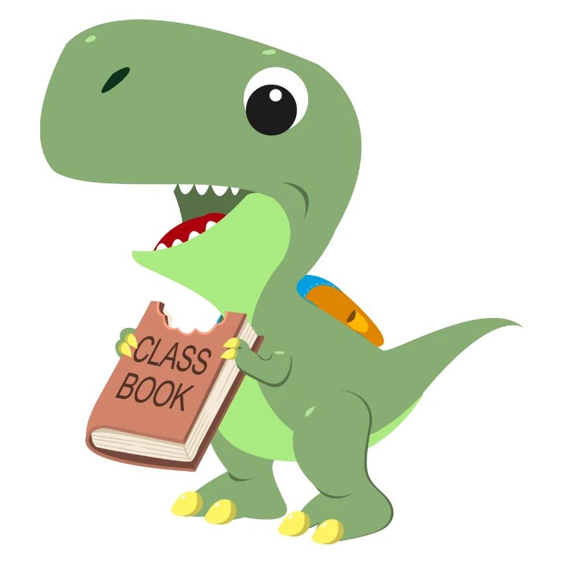 Dinosaur Eats Class Book for Teacher Students