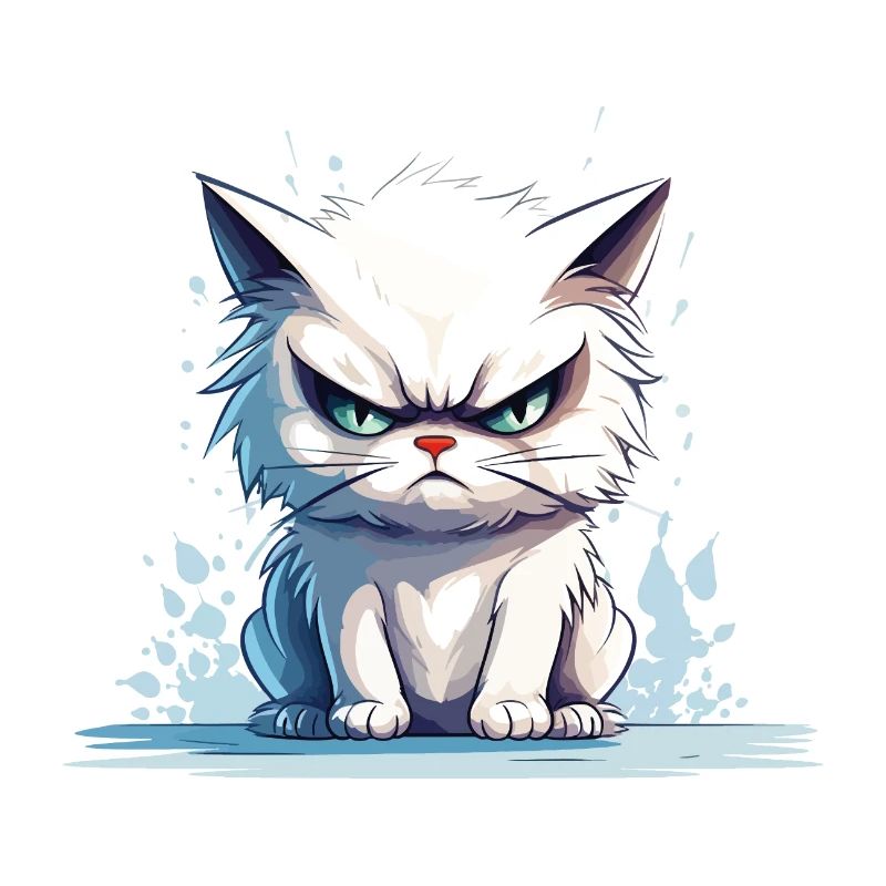 cat grumpy grumpy grumpy meow funny