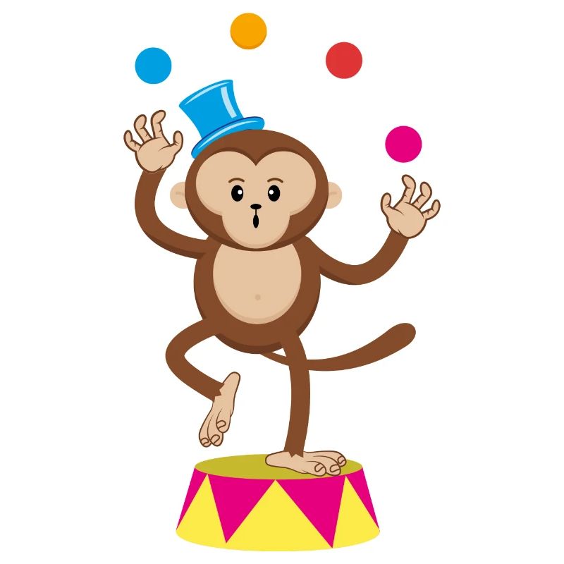 Cirque singe jongleur singe singe singe cirque