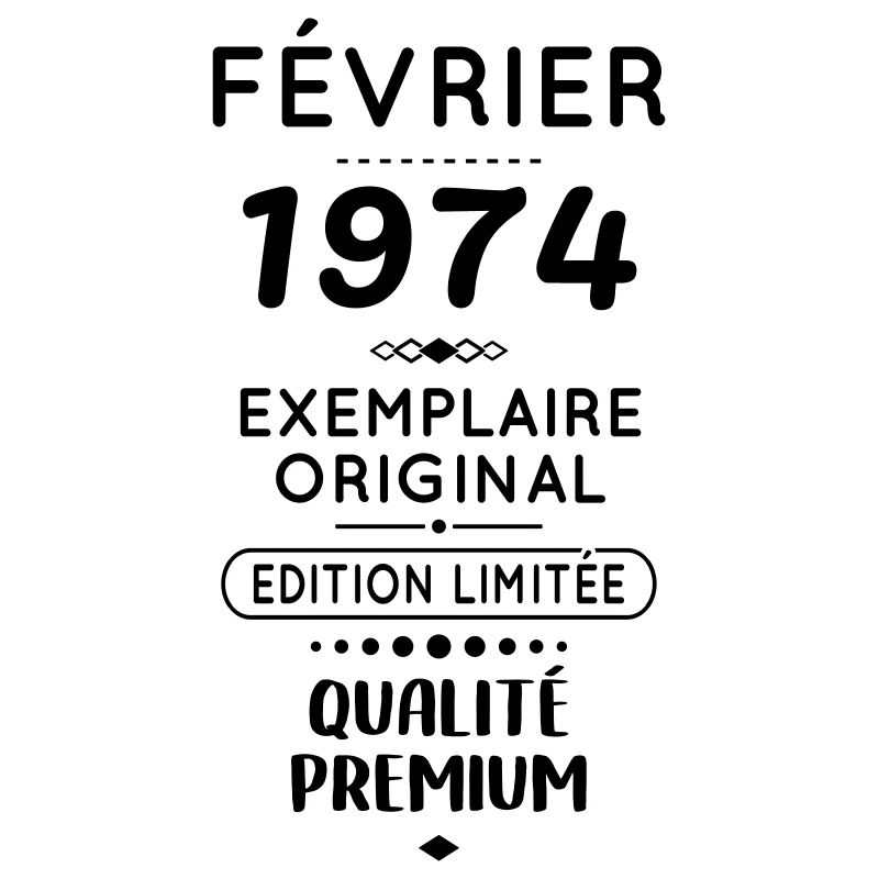 Anniversaire 50 ans - Février 1974 Original