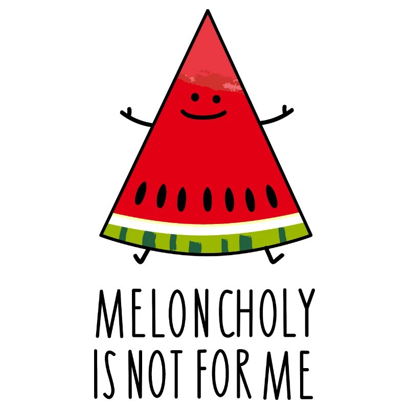 Funny optimism melon