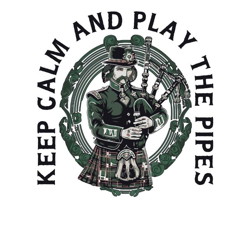 Bagpiper Scottish bagpipe-playing