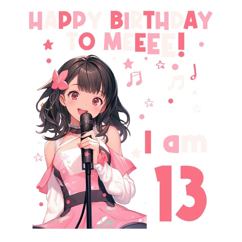 Anime Mandga K-Pop KPop Mädchen 13. Geburtstag