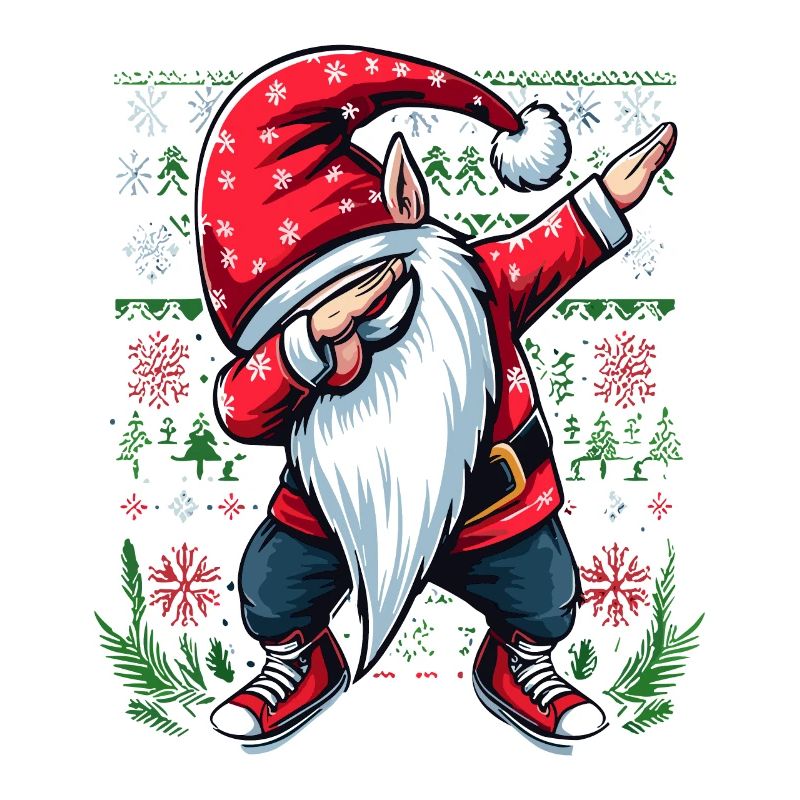 Dabbing St. Nicholas Ugly Christmas