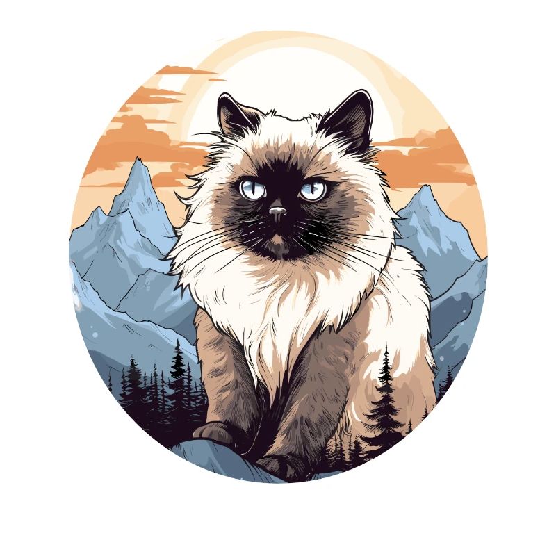 Himalayan Cat Colourpoint Katze