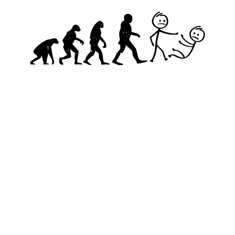 Funny Judo Evolution stick figure