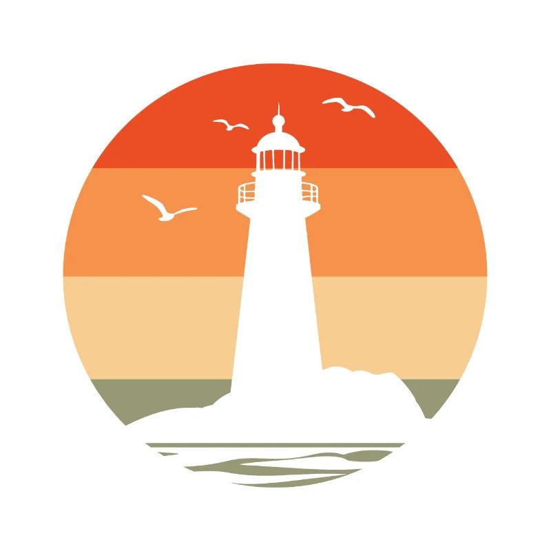 Lighthouse at sunset