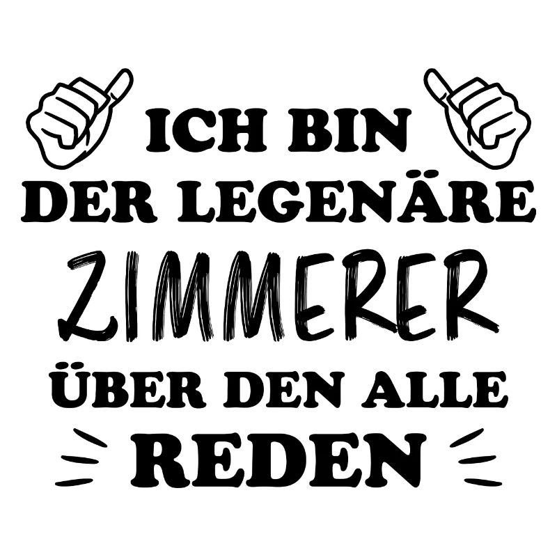 Zimmerer Lustiger Spruch Fun Zimmermann Geschenk