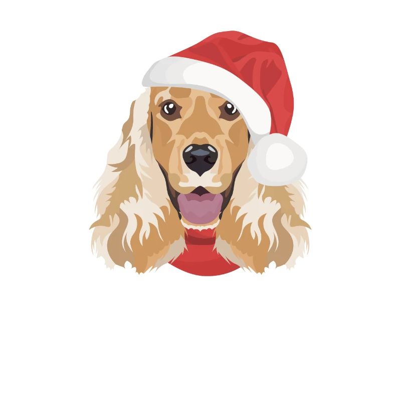 Deutsch Cocker Spaniel Merry Christmas