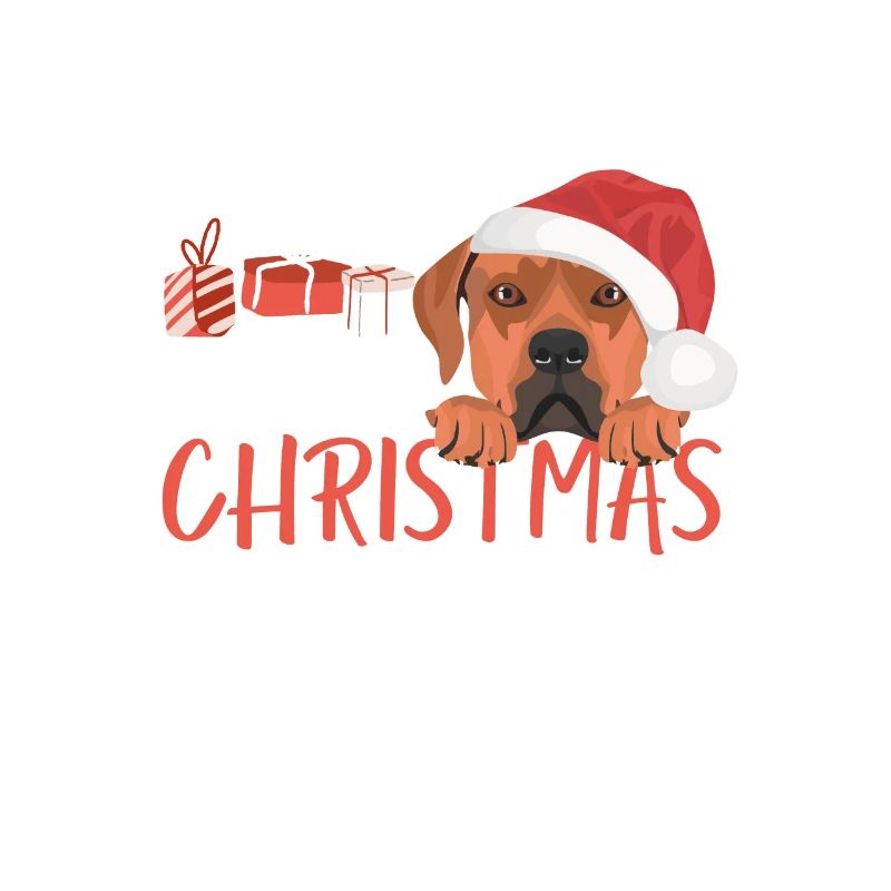 Rhodesian Ridgeback Joyeux Noël