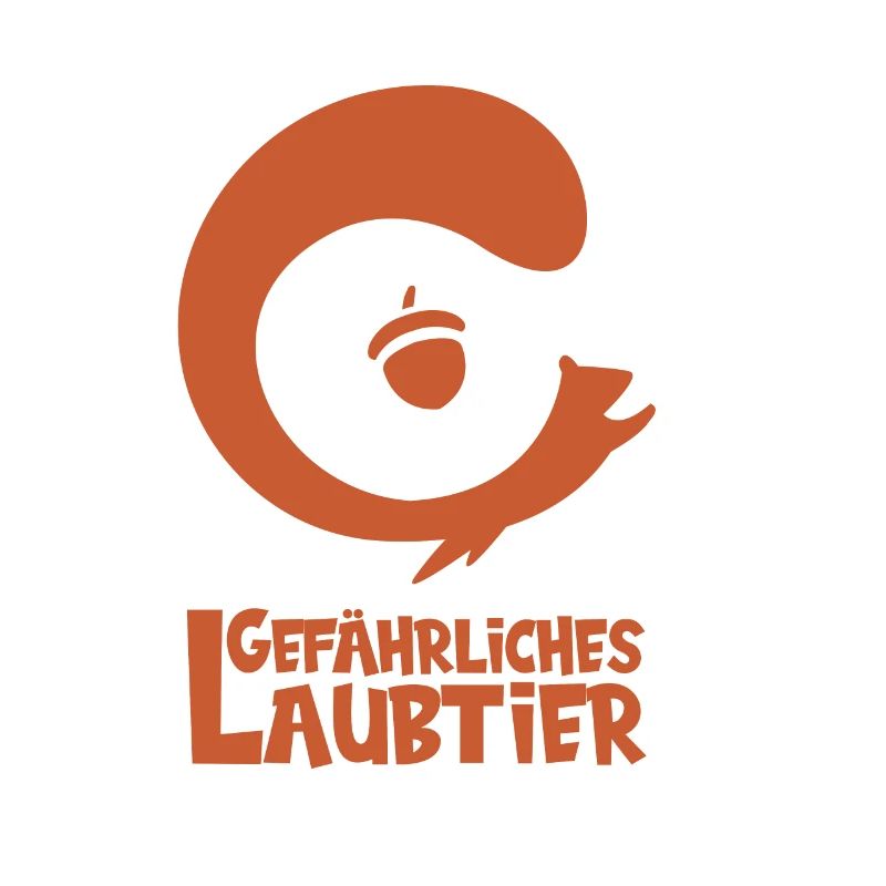 Gefährliches Laubtier Eichhörnchen
