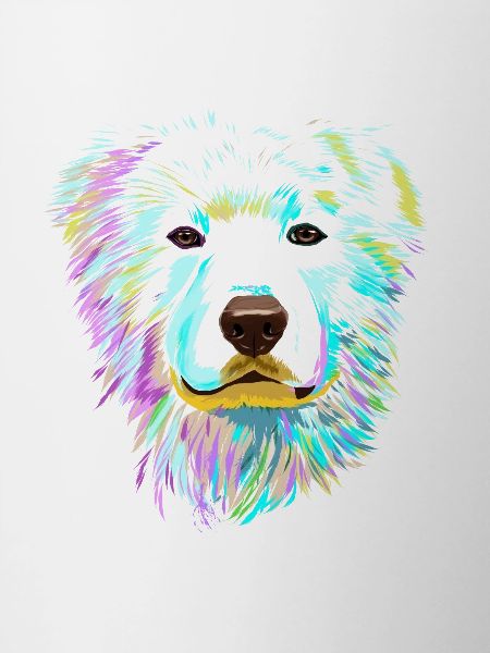 Splash Maremma Sheepdog Dog