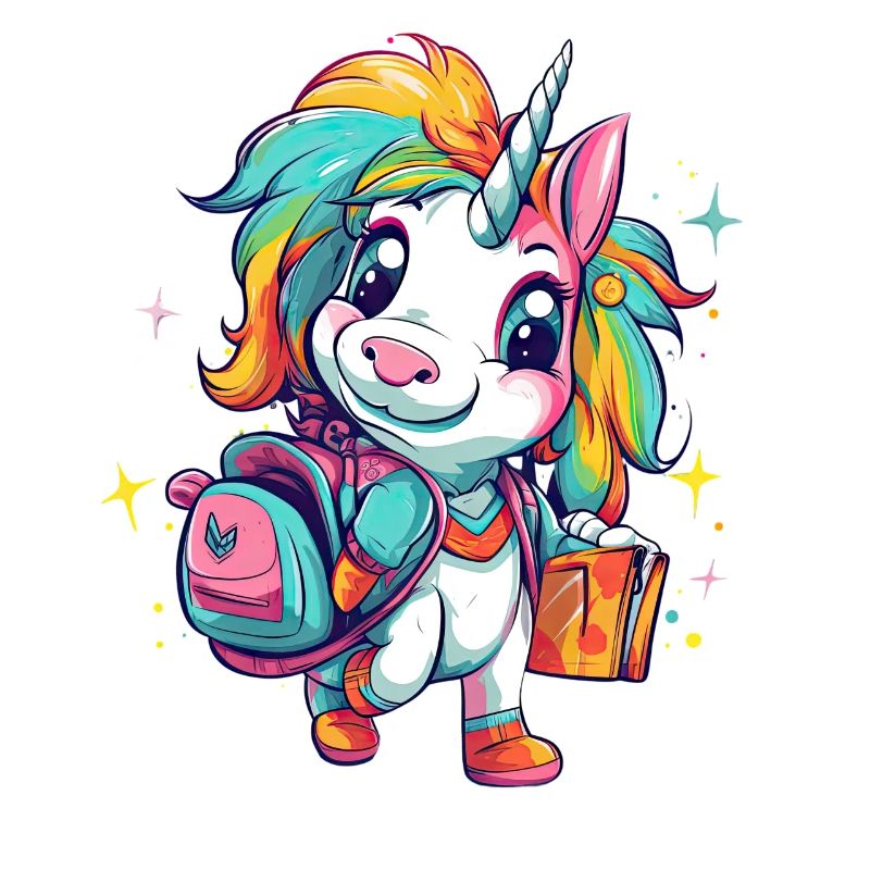 Einhorn Schulkind Einschulung Mädchen Geschenk