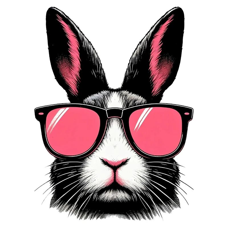 Rabbit with Sunglasses