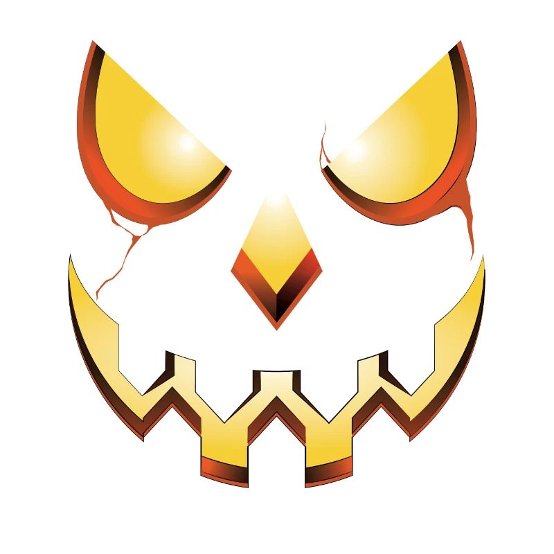 Creepy Pumpkin Halloween Design