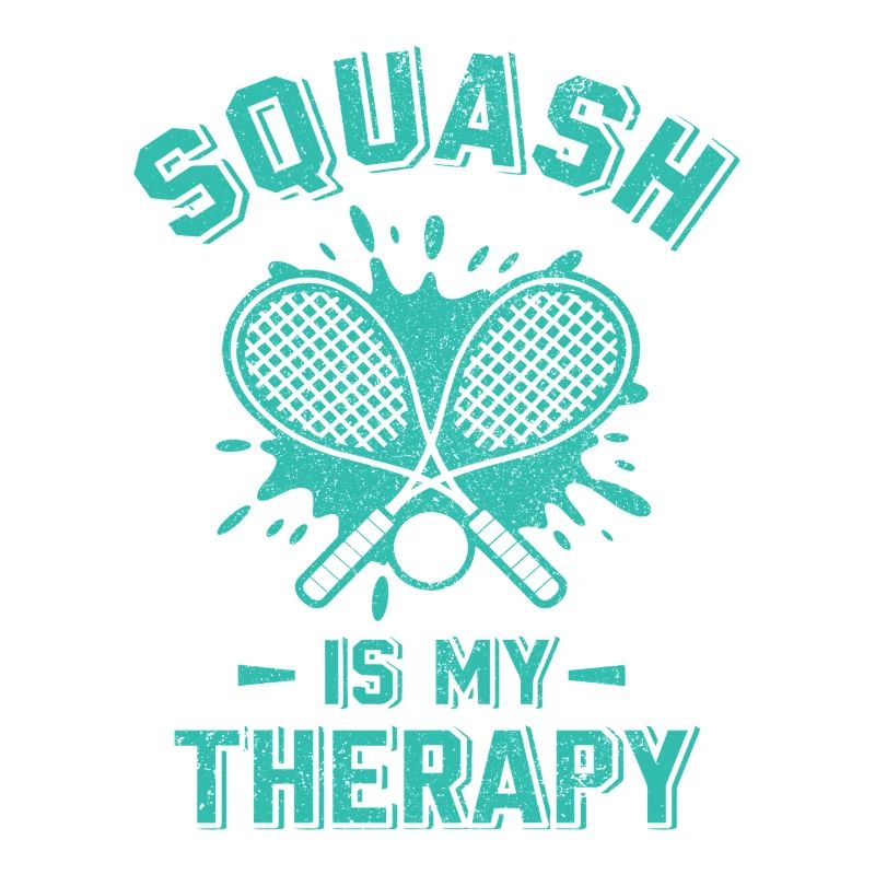 Squash is my Therapy Funny Squash Player