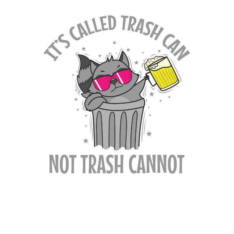 It's called Trash can not Trash cannot Waschbär