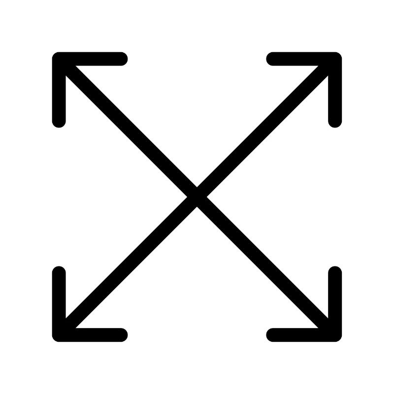 Cross / compass / arrows / lines