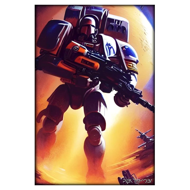 Kampfbot Robot Super Soldier Machine Warrior