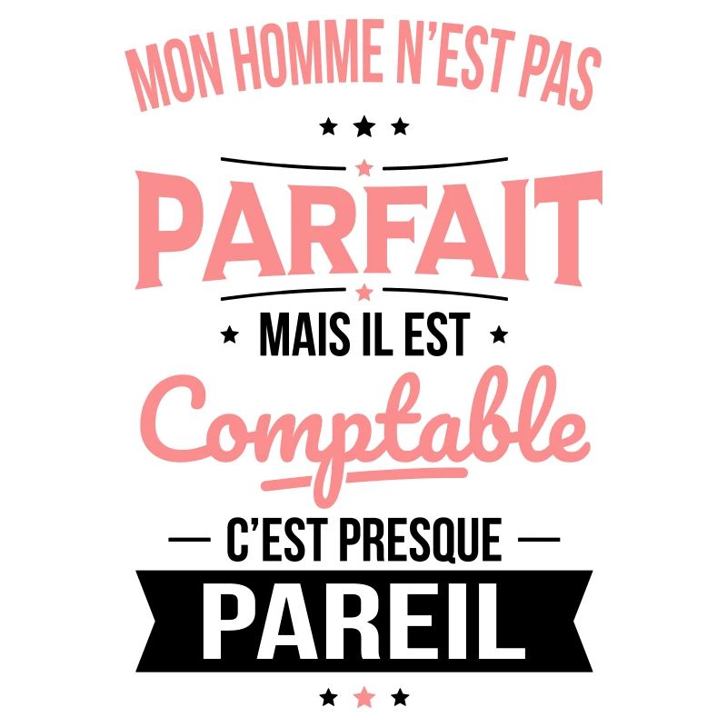 Mon homme n'est pas parfait mais il est comptable