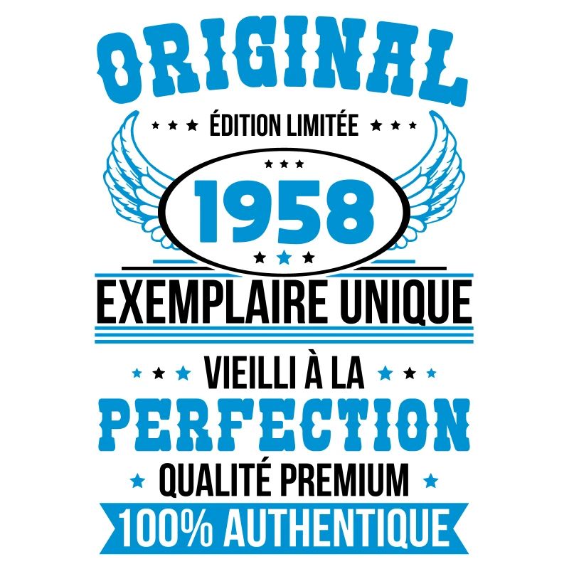 Anniversaire 65 ans - Original - 1958