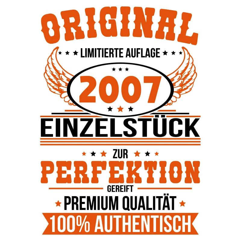18e anniversaire - Pièce unique originale 2007