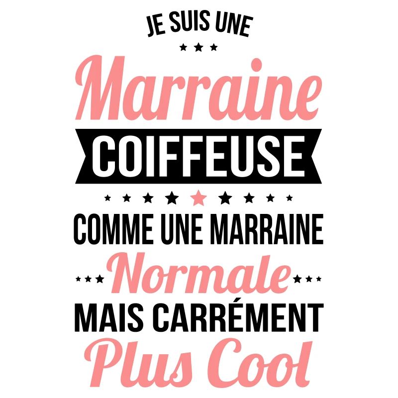 Marraine coiffeuse plus cool