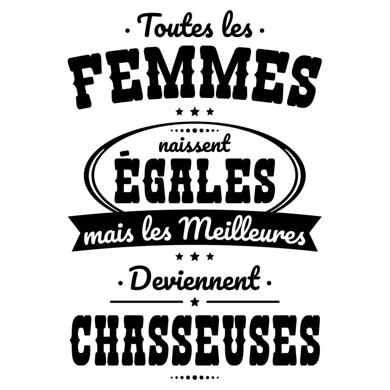 Femmes égales meilleures deviennent chasseuses