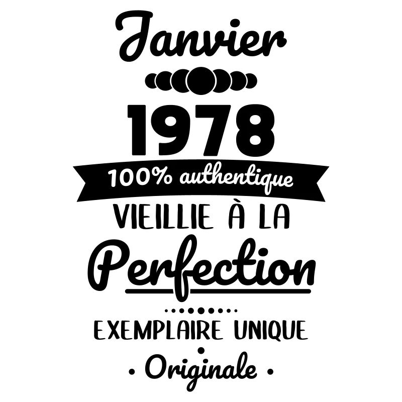 Anniversaire 45 ans - Janvier 1978 Originale