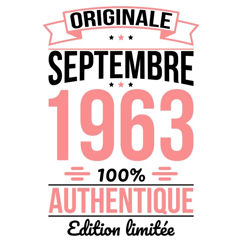Anniversaire 60 ans - Originale - Septembre 1963