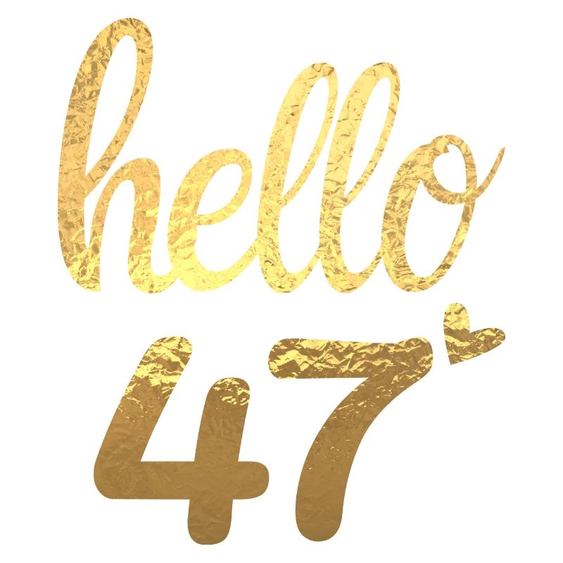 Hello 47 doré