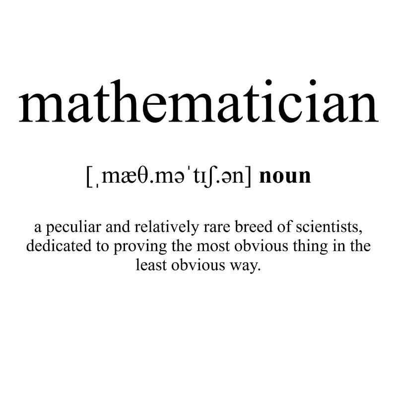 Mathématicien (Mathematiker) Définition Dictionnaire