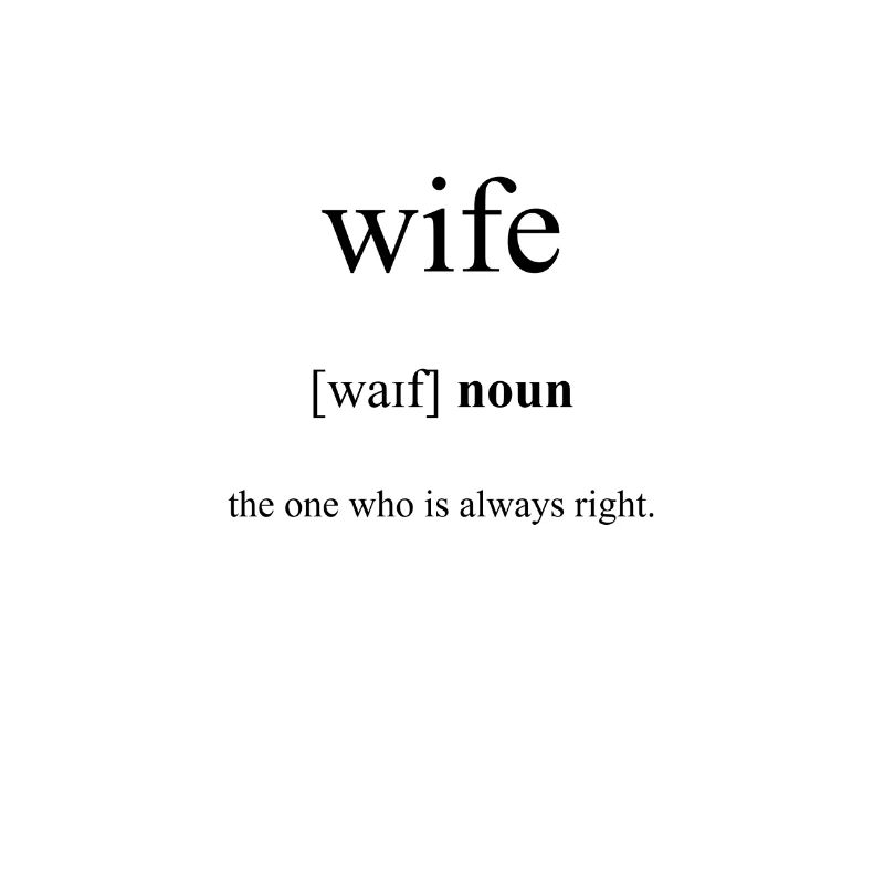 Wife (Ehefrau) Definition Dictionary