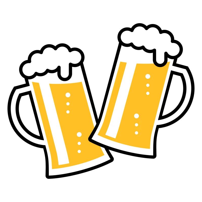 2 Toasting German Beer Steins (Cheers / 2C)